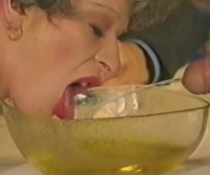Granny drinks piss &..