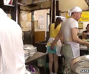 Sexy Japanese waitress..