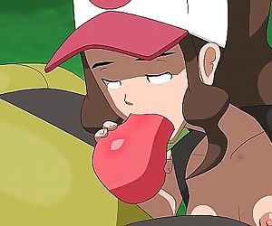 Pokemon: Hilda sucking..
